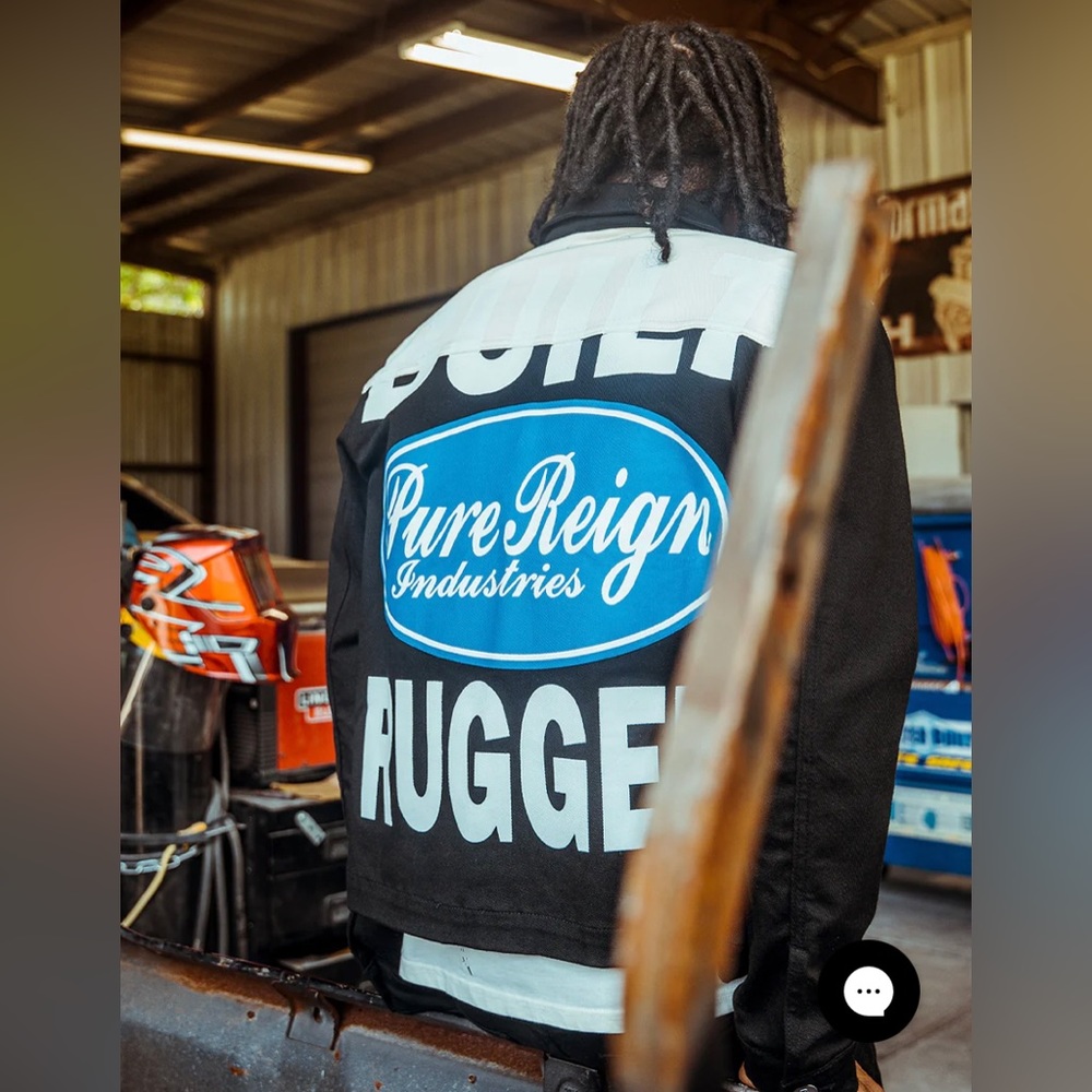 Pure Reign Built Rugged Trucker Jacket - Picture 2 of 3